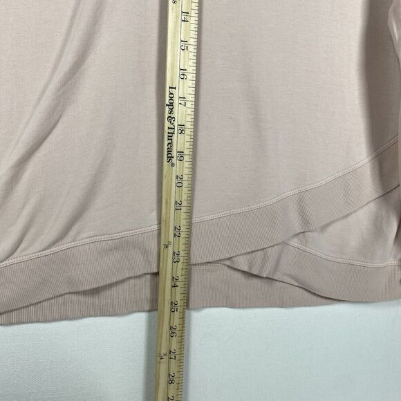 J Jill Pure Jill Womens Pullover Sweater SMALL Pink Blush Pima Cotton - Picture 8 of 9